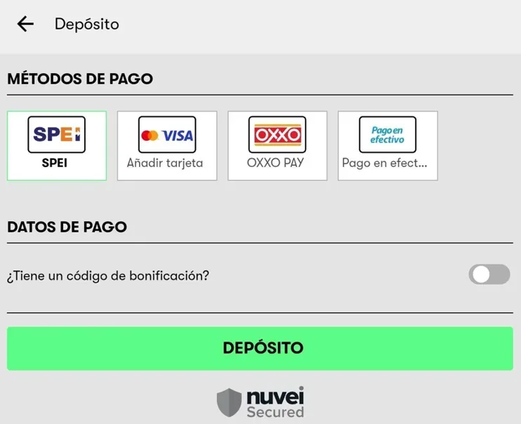 Métodos de Pago 10Bet