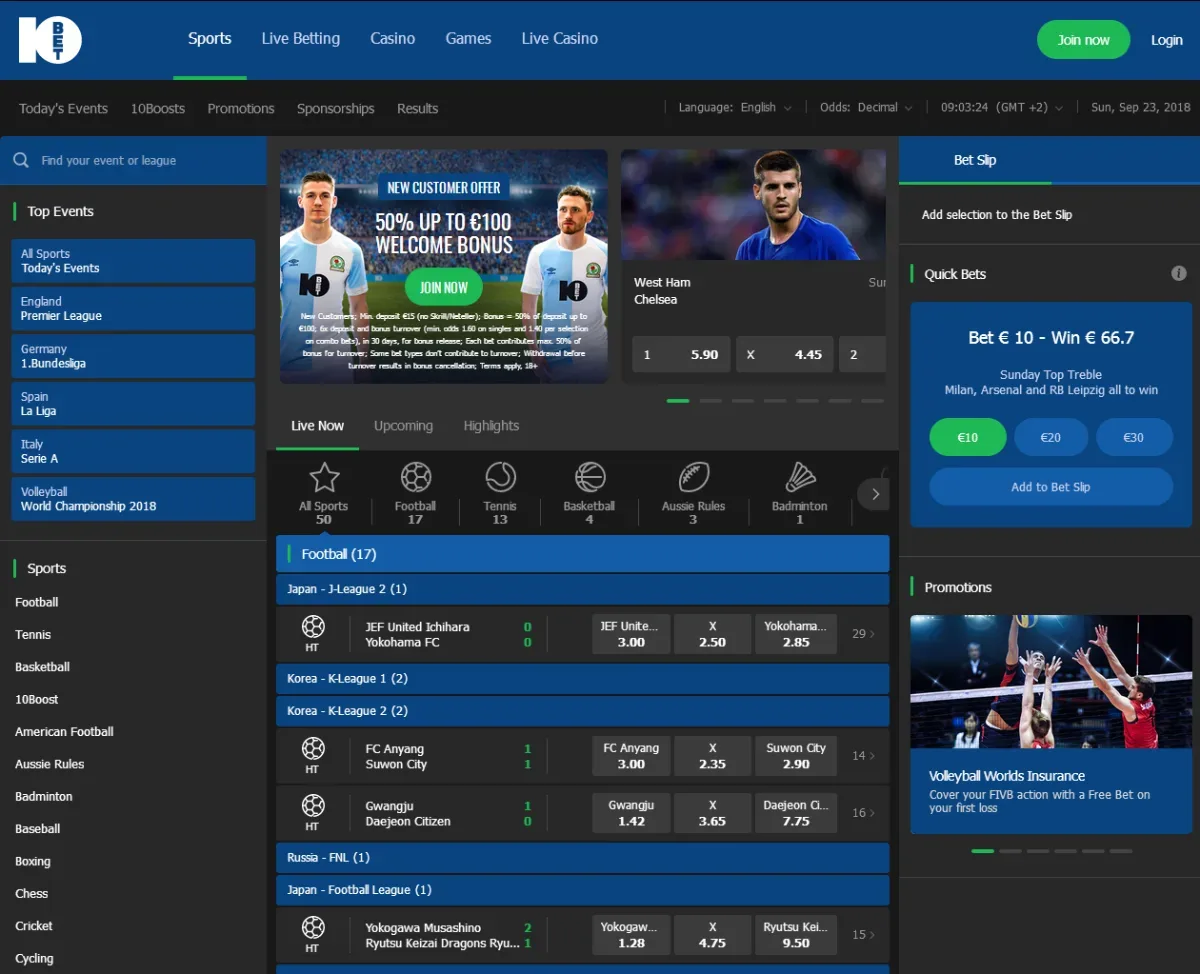 Retiros en 10Bet México
