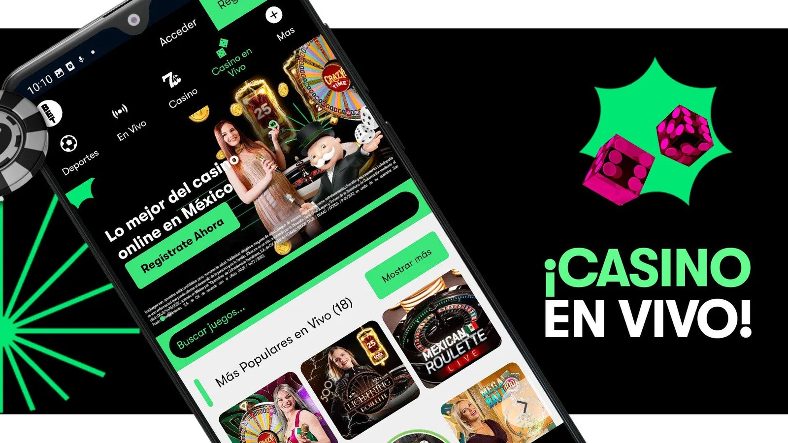 10Bet México — Login con huella, Face ID y qué hacer si no entras